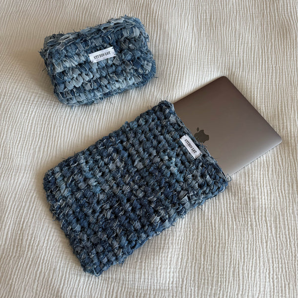 Lottie sleeve 13" - DENIM